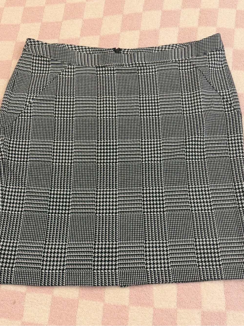 Lane Bryant Classic Black & White Plaid Pencil Skirt - Women's